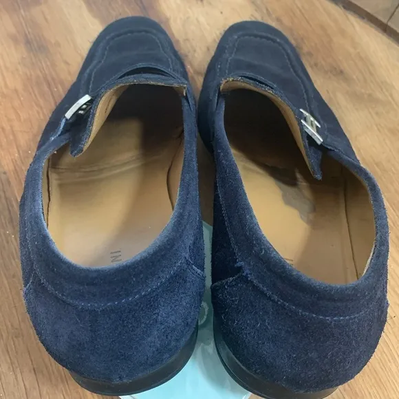 Magnanni | Blue Suede Slip On Loafers Shoes 9.5 M