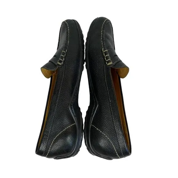 Martin Dingman  Bill Black Leather Penny Driving Loafer Shoes Size 11