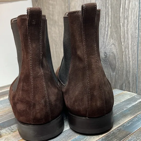MASSIMO EMPORIO Men’s Brown Suede Ankle Boots Sz 13