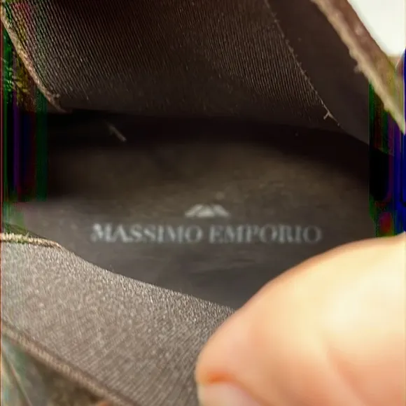MASSIMO EMPORIO Men’s Brown Suede Ankle Boots Sz 13