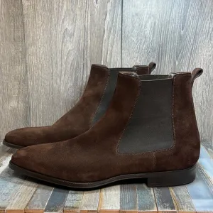 MASSIMO EMPORIO Men’s Brown Suede Ankle Boots Sz 13