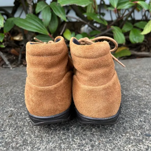 MBT Tan Brown Suede Chukka Lace Up Boots
