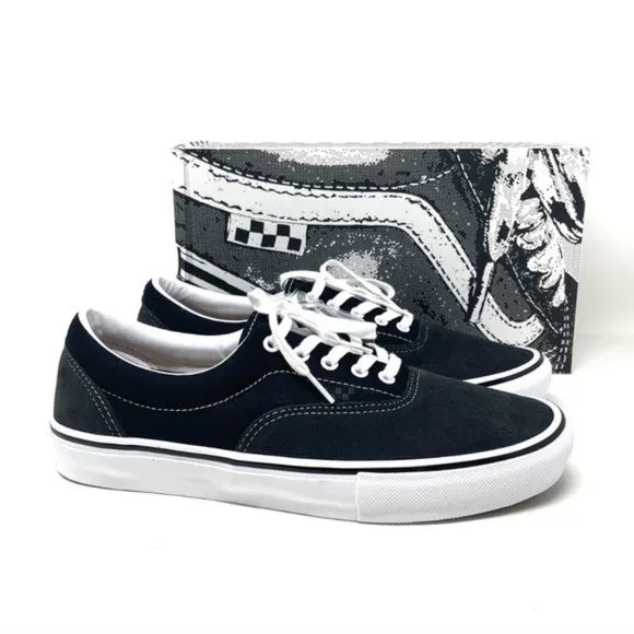 💖MEGA SALE💖Vans Era Twill Raven Black Low  Suede Canvas  Women's  VN0A5FC984E