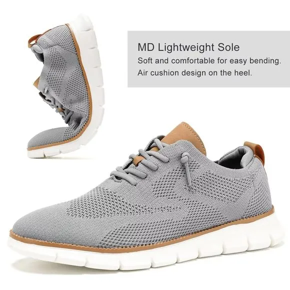 MEN'S CASUAL DRESS SHOES FASHION MESH OXFORDS BUSINESS WALKING WORK SNEAKER