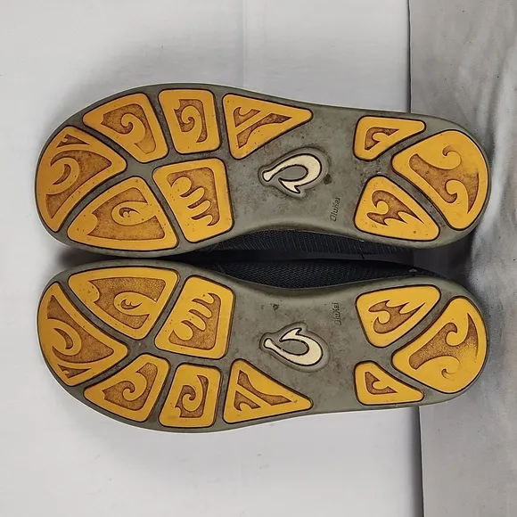 Men’s Olukai Noheah Mesh Slip On Shoes in Dark Shadow 10