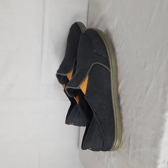 Men’s Olukai Noheah Mesh Slip On Shoes in Dark Shadow 10