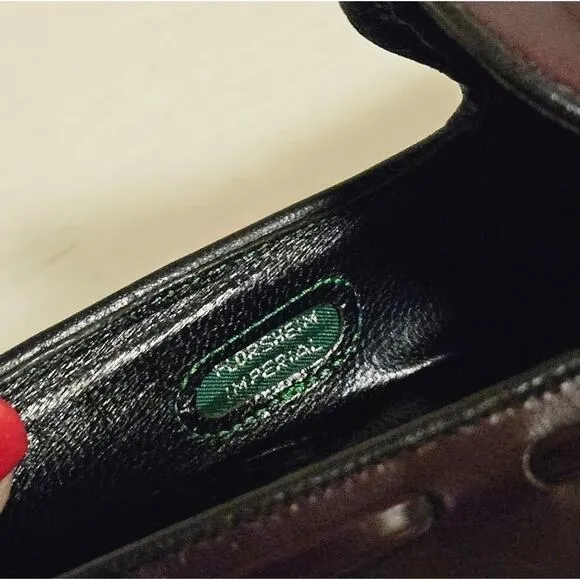 Mens Size 8 D Florsheim Wingtip Tassel Loafers Slip‎ On Leather Burgundy