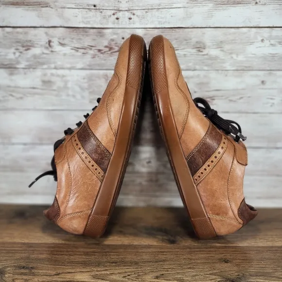 Mephisto Men's Leather Chestnut Brown Steve Urban Sneaker Shoes Size 9 US