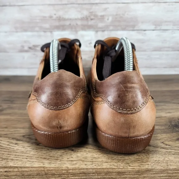 Mephisto Men's Leather Chestnut Brown Steve Urban Sneaker Shoes Size 9 US