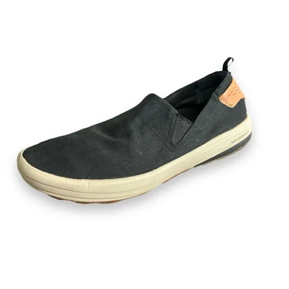 MERRELL Gridway Moc Canvas Slip On Shoes