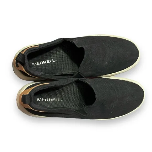 MERRELL Gridway Moc Canvas Slip On Shoes