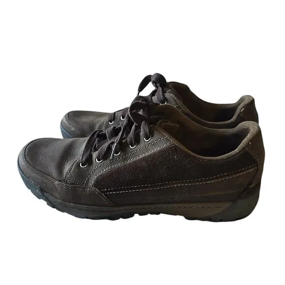 Merrell Traveler Sphere J42355 Brown Leather Trainers Shoes Men's Size 10.5
