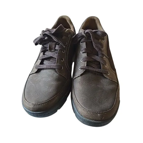Merrell Traveler Sphere J42355 Brown Leather Trainers Shoes Men's Size 10.5