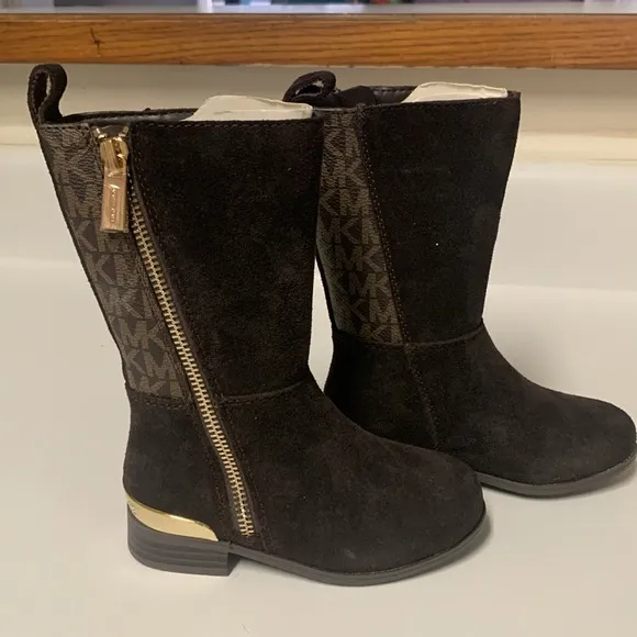 Michael Kors Girls Finley Makysa Logo Boots