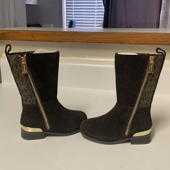 Michael Kors Girls Finley Makysa Logo Boots
