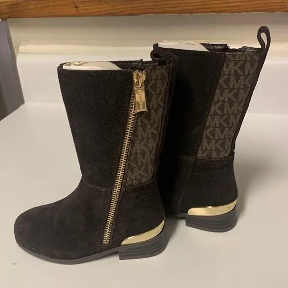 Michael Kors Girls Finley Makysa Logo Boots