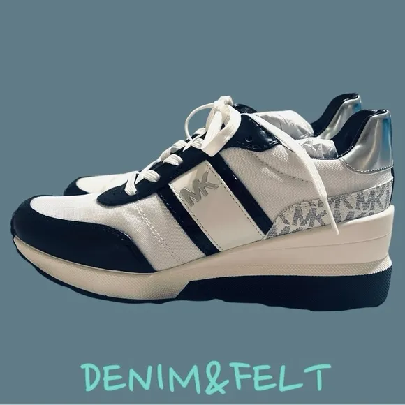 Michael Kors Mabel Platform Sneakers/Shoes | Color: White/Black | NEW!!🖤👟🩶👟