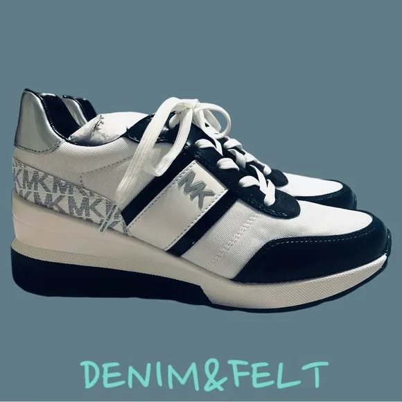 Michael Kors Mabel Platform Sneakers/Shoes | Color: White/Black | NEW!!🖤👟🩶👟