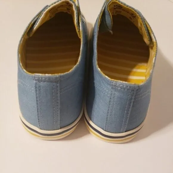 Mini Boden blue slip on shoes 37 / 5  Boy New