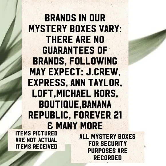 MYSTERY OUTFIT | 3 ITEMS