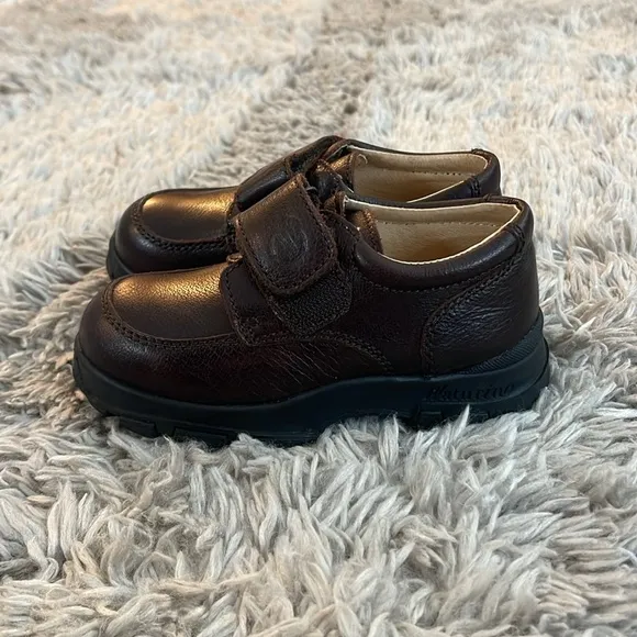 Naturino Brown Leather Oxford Shoes