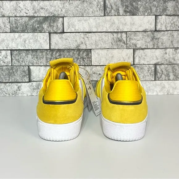 New Adidas Mens 10.5 Tyshawn Low Yellow Skate Shoes