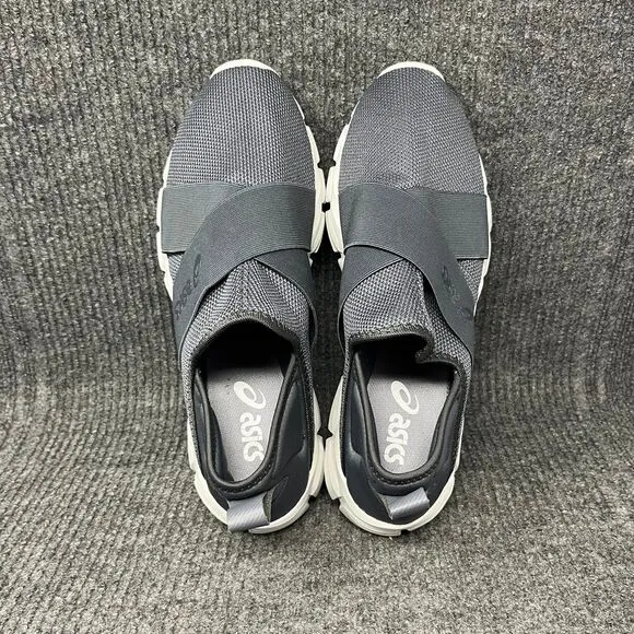 NEW ASICS Quantum Lyte Slip On Athletic Shoes Grey Mens Size 12