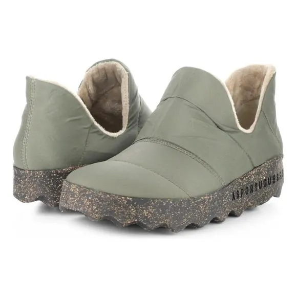 NEW ASPORTUGUESAS slip on sneaker in crus taupe