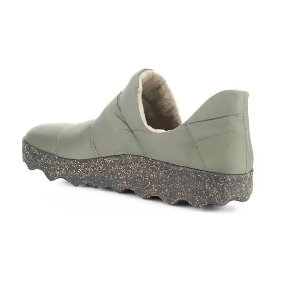 NEW ASPORTUGUESAS slip on sneaker in crus taupe