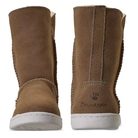 NEW BEARPAW Little Girls Delaney Sneaker Boots
