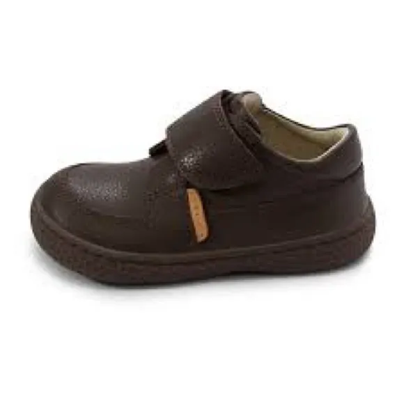 NEW Boy’s Livie &amp; Luca Maverick Leather Shoes Size 5M Infant Mocha