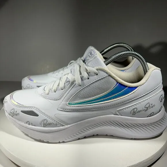 NEW BTS FILA VOYAGER COLLECTION WAVELET OG SHINE Mens Leather Shoes Size 8 White