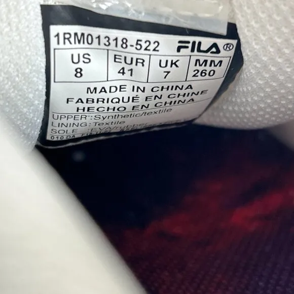 NEW BTS FILA VOYAGER COLLECTION WAVELET OG SHINE Mens Leather Shoes Size 8 White