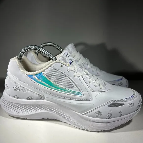 NEW BTS FILA VOYAGER COLLECTION WAVELET OG SHINE Mens Leather Shoes Size 8 White