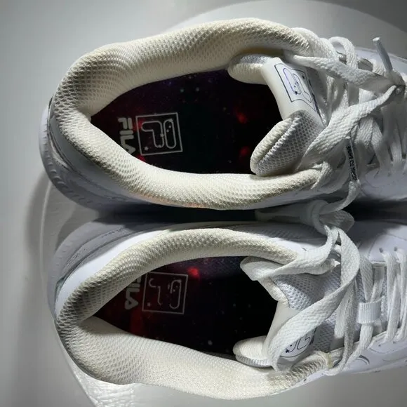 NEW BTS FILA VOYAGER COLLECTION WAVELET OG SHINE Mens Leather Shoes Size 8 White