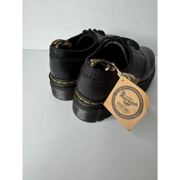 NEW Dr. Martens Audrick Nappa Leather 3-Eye Platform Shoe Size EU 39 US 8 UK 6