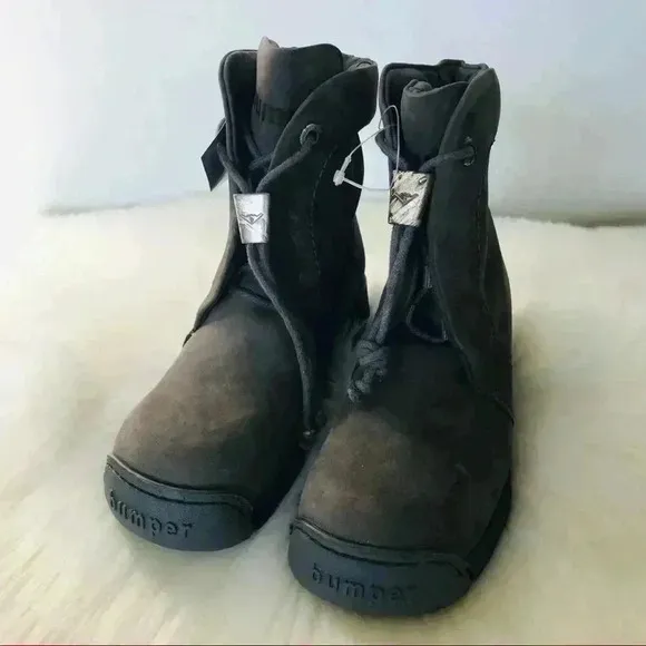 New Giugiaro Bumper Leather Italy Boots Shoes