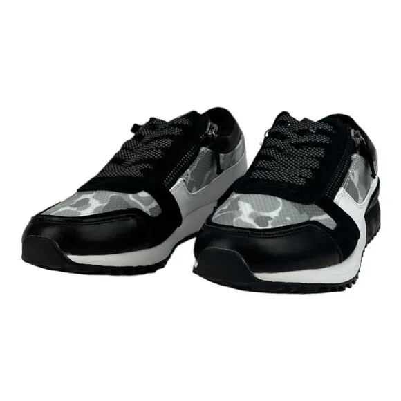 New Men SNKR Project Fashion Sneakers  Rodeo 1.5 Black Grey Camo Shoes US 11.5