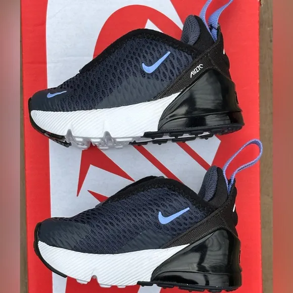 NEW Nike Baby / Toddler Blue Air Max 270 Casual Sneaker - Size 2C