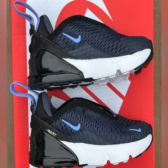 NEW Nike Baby / Toddler Blue Air Max 270 Casual Sneaker - Size 2C