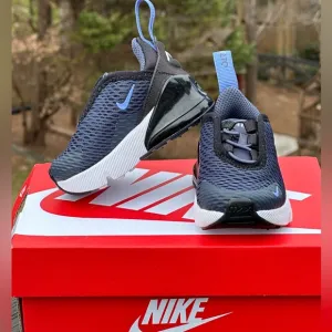 NEW Nike Baby / Toddler Blue Air Max 270 Casual Sneaker - Size 2C