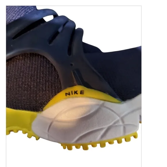 New Nike Presto Extreme Youth Size 3 Blue/Yellow Athletic Shoes Kids Slip On