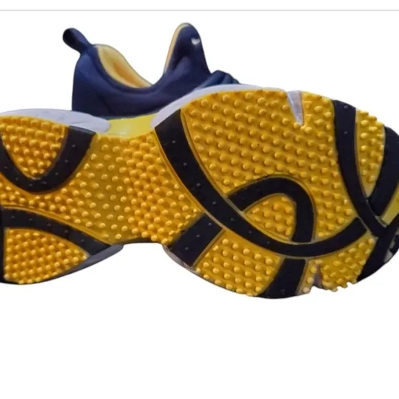 New Nike Presto Extreme Youth Size 3 Blue/Yellow Athletic Shoes Kids Slip On