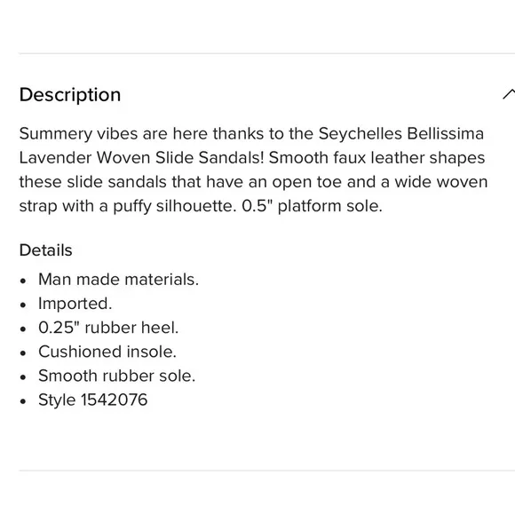 NEW Seychelles Bellissima Lavender Woven Slide Sandals Made in Italy Size 10
