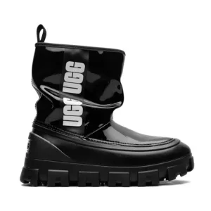 NEW UGG Classic Brellah Mini &quot;Black&quot; Wool Lined Boots, 6