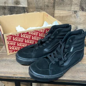 New Vans Filmore Hi Zip Skate Shoes Back Zip Youth Size 5 Women's Size‎ 7
