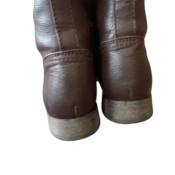NEW Zigi Girl &quot; Future &quot; Brown Suede Leather Knee High Boots Size 6M