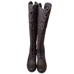 NEW Zigi Girl &quot; Future &quot; Brown Suede Leather Knee High Boots Size 6M