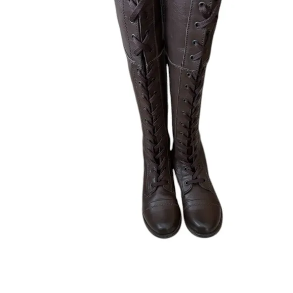 NEW Zigi Girl &quot; Future &quot; Brown Suede Leather Knee High Boots Size 6M