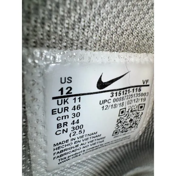 Nike AF1 Mid High Tops White Size 12